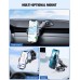 Ruiwwo Phone Mount for Car Dashboard & Windshield, [Super Suction & Never Fall Off] Cell Phone Holder Car, Hands Free Car Phone Holder Mount Compatible with iPhone Samsung All 4-7" Smartphones