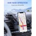 Ruiwwo Phone Mount for Car, Car Phone Holder Dashboard & Windshield, [Strong Suction] Universal Cell Phone Holder Car Compatible with iPhone 13 Pro Max/12/11/XS/8 and More